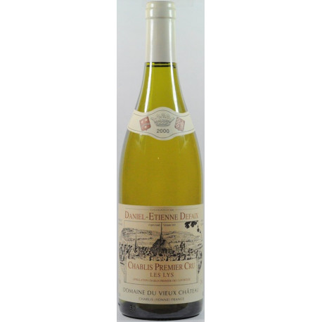 Chablis 1er cru Blanc Les Lys 2000 Daniel-Etienne Defaix 