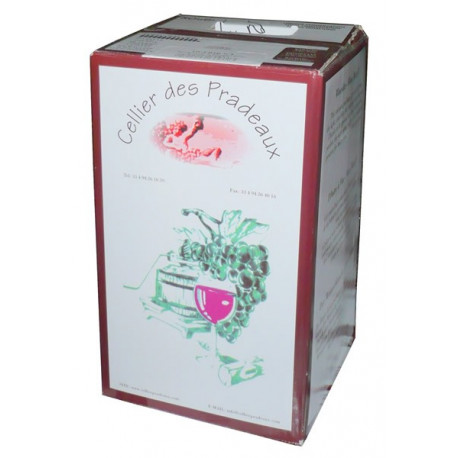 Bag In Box 10 Litres Rosé VDF Cellier des Pradeaux