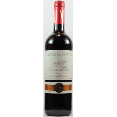 Côtes de Bourg Rouge 2008 CH. La Cottiere