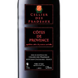 Etiquette Côtes de Provence rouge 75 cl