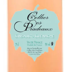 Etiquette de Cinsault-Grenache rosé
