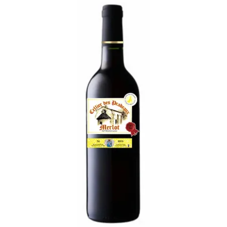 Bouteille d'IGP Méditerranée rouge Merlot