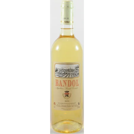 Bouteille de Bandol blanc La Cadiérenne