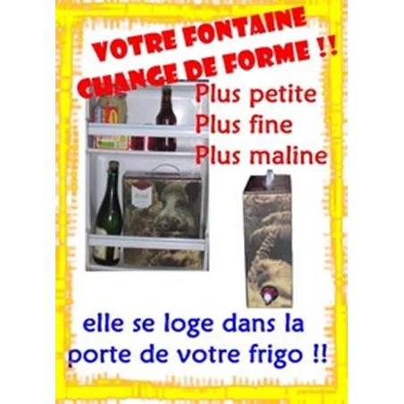 Bag in box de 5 litres de vin rosé